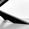 Pied de table Mikado en acier