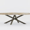 01_ARTMETA - table à manger MIKADO - BRONZE -DEKTON KHALO C table à manger Mikado céramique DEKTON