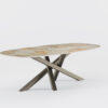02_ARTMETA - table à manger MIKADO - BRONZE -DEKTON KHALO C table à manger Mikado céramique DEKTON