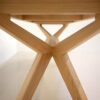Pied de table en bois papillon