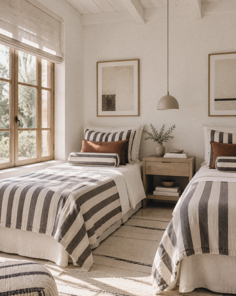 chambre style maison de vacances