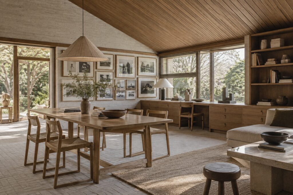 pièce de vie style scandinave