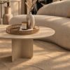Table basse Corolle Dekton forme oblong détail Table basse Corolle Dekton forme oblong détail