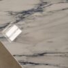 Table basse en céramique dekton Trance pieds en acier