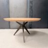 Table ronde bois massif 134 cm Papillon