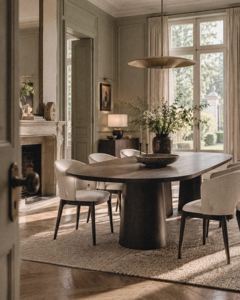 intérieur style classique contemporain